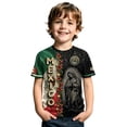 thumbnail image 3 of 2026 New Mexico Soccer Jersey Boys, Printed Mexico National Team Design, Mexican Jersey Soccer T-Shirt, Boys Crew Neck Short Sleeve Match Day Athletic Casual Football Shirt for Kids, 3 of 7