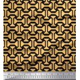 thumbnail image 1 of Soimoi Moss Georgette Fabric Geometric Abstract Print Fabric by Yard 42 Inch Wide, 1 of 3