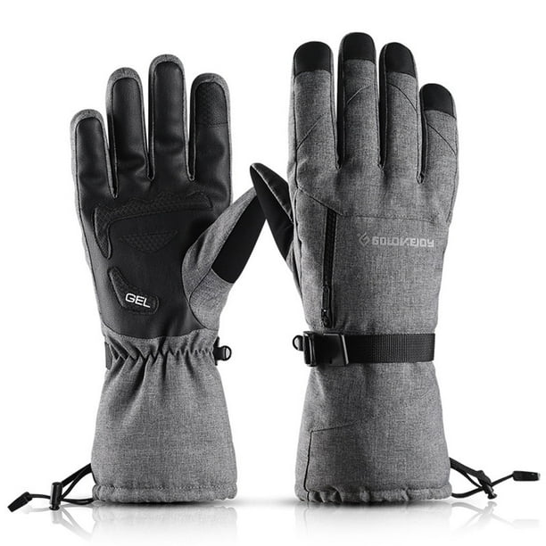 Eigraketly Guantes de invierno Dulce regalo Resiliencia Mitones para exteriores Suministros de ciclismo ajustables Equipo deportivo Ropa de ciclismo Ciclismo SK04/Gris/XL Eigraketly OD025879-25