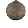 thumbnail image 4 of Vesy Table Lamp, Brown Abstract Impressions, 25 Inch Round Metal Base, 4 of 5
