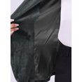 thumbnail image 5 of DARING DIVA Women's Office Coat Solid Shawl Collar Button Velvet Blazer M Dark Grey, 5 of 6