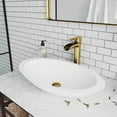 thumbnail image 6 of VIGO Niko Single Handle Single-Hole Bathroom Vessel Faucet in Matte Brushed Gold, 6 of 13