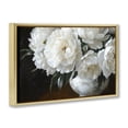 thumbnail image 2 of Stupell Industries Victorian White Flowers in Vintage Vase Gold Floating Frame Canvas Art, 31 x 21, by Petals Prints Design, 2 of 8