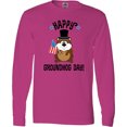 thumbnail image 3 of Inktastic Happy Groundhog Day February Long Sleeve T-Shirt, 3 of 5