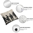 thumbnail image 4 of COMIO Pillow Cases American Military Soldiers Pillow Case 4th of July Decorations Throw Farmhouse Pillowcase  Cushion Case Pillow Case Farmhouse Rustic Cushion Case for Sofa Couch White, 4 of 6
