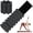 Black, variant on KOOOGEAR Pilates Wrist ＆ Ankle Weights for Women 1 Pair 2LBS(1lb Each) Adjustable Wrist Weights  Black