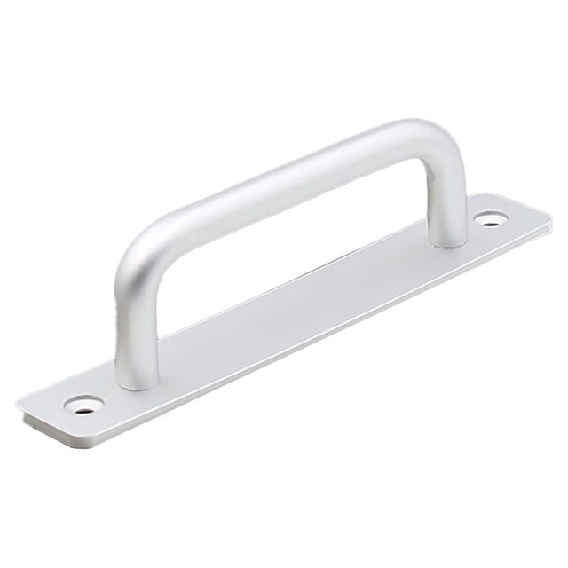 Kenally Tirador de muebles con tornillos de montaje, perillas de Hardware de varios tamaños de aluminio, tiradores de puerta resistentes para Herramientas y ferretería Plata/128mm