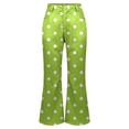 thumbnail image 3 of frariair Jeans for Women Trendy Wide Leg Pants For Women High Waisted Flower Patterned Pants Lightweight And Loose Casual Colorful Fashion Clothing, 3 of 5