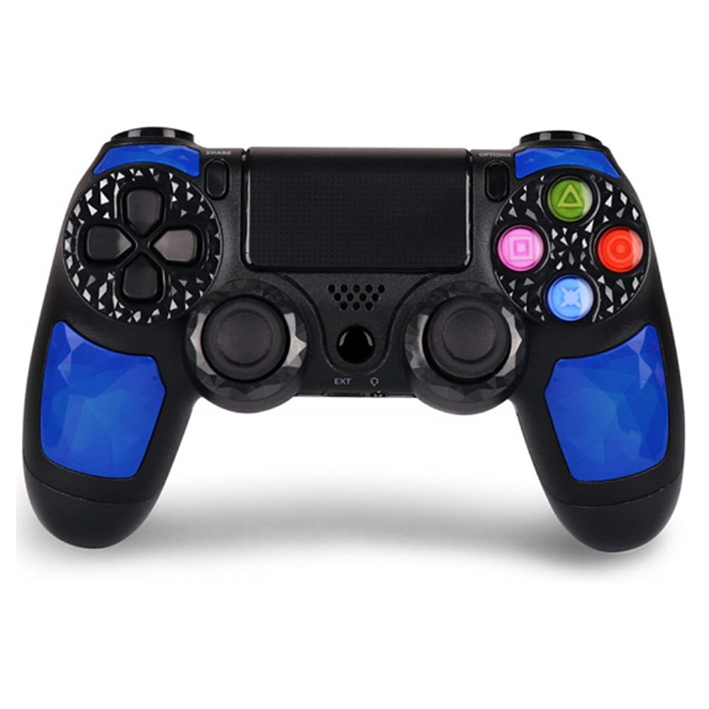 PS4 Controller C600 Wireless Controller Bluetooth Gamepad Wireless Controller for Playstation 4 Game Touch Panel Joypad with Dual Vibration 3.55 Audio Jack for Headphones Blue in Bolivia at BOB 551 Ra...