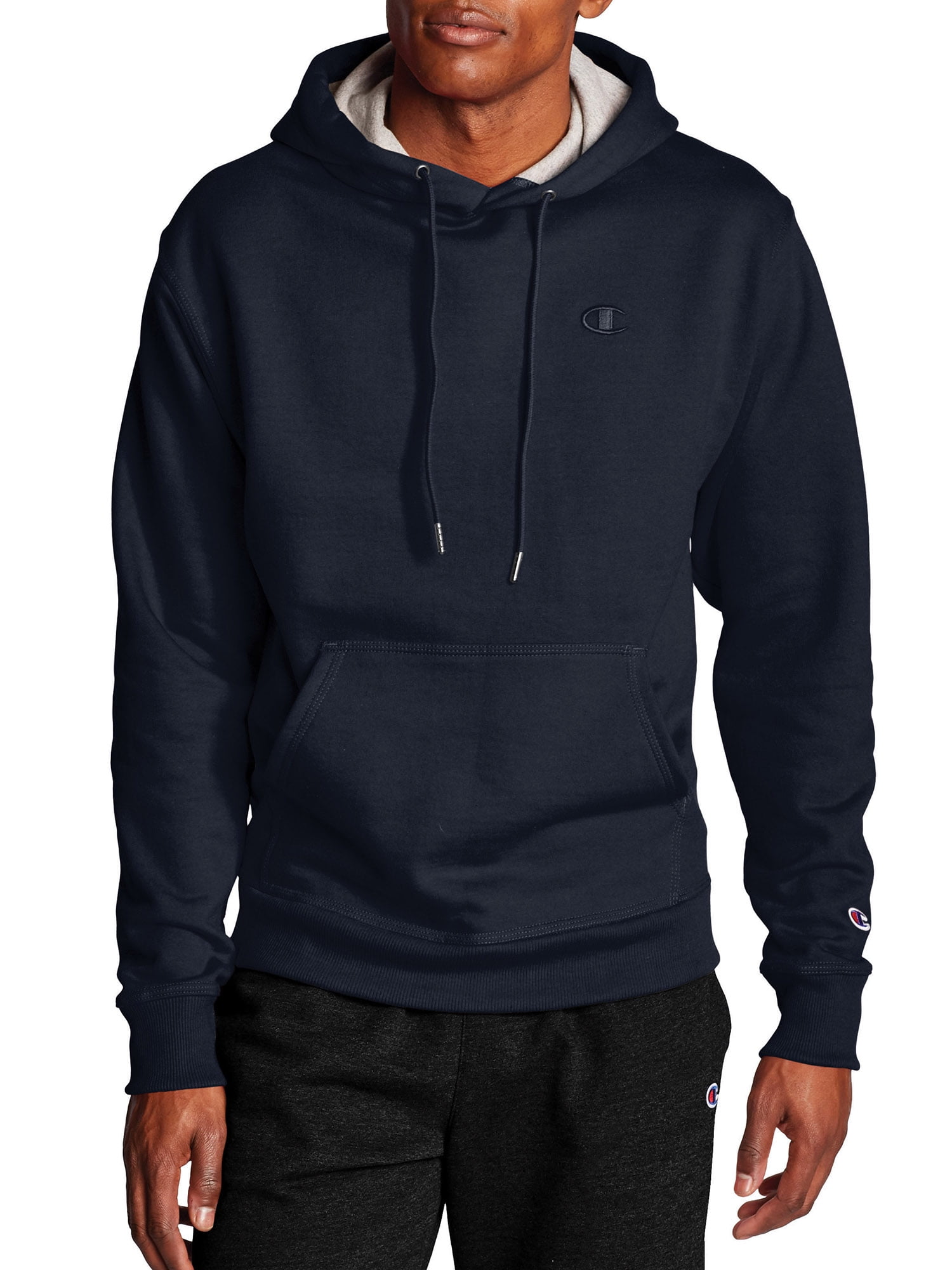 Champion Men's and Big Men's Powerblend Fleece C Logo Pullover ...