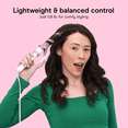 thumbnail image 5 of Conair Double Ceramic 1-Inch Curling Iron, White/Rose Gold, 1 Count, 5 of 9