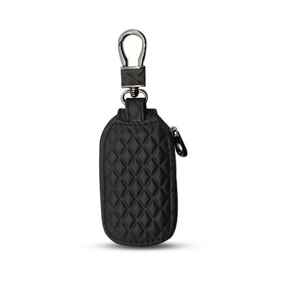 Car Key Fob Holder | Anti-Scratch Key Protector Case with Zipper | Microfiber Lining | Snap Hook & Anti-Lost Chain | Unisex Organizer