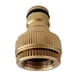 thumbnail image 1 of Conector de grifo de de ín de latón, adaptador de grifo de rosca de 1/2 '' y 3/4 '' Zulema adaptador de grifo de agua, 1 of 8