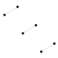 thumbnail image 2 of tamizeot Broche Épingle Décoration Mode Accessoire Robe Adulte Style Simple Épingles à Revers Long Type/noir 3Ensemble, 2 of 6