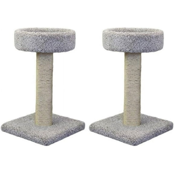 2-Pack New Cat Condos Cat Scratching Post with Sleeping Perch