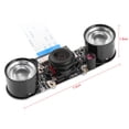 thumbnail image 4 of Camera Module For Raspberry Pi 3/2/B Wide Angle Fisheye Lens With Fill Light, 4 of 5