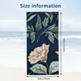 thumbnail image 3 of PHYHOO Blooming Vintage Flowers Microfiber Beach Towel for Adult Quick Dry Sand Free Lightweight Oversized Ultra Soft Skin-Friendly Swim Pool Travel Picnic Shower Bath Towel Blanket 30x60in, 3 of 8