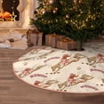 thumbnail image 4 of Salouo Howdy Cowgirl Christmas Tree Skirt 36" Farmhouse Christmas Decorations Snowman Xmas Tree Skirt Tree Mat for Holiday Party Decor, 4 of 8