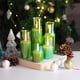 thumbnail image 4 of Set de 5 Velas LED sin Llama en Vidrio Verde Eywamage, 4 of 8