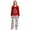 Red-Women, variant on KHONTS Family Christmas Pajamas Matching Sets Long Sleeve Top and Pants Festive Xmas Outfits Soft Sleepwear with Pets Pets XS