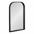 thumbnail image 4 of Kate and Laurel Travis Modern Basket Arch Wall Mirror, 20 x 30, Black, Decorative Arched Bathroom Mirror for Over Sink or for Use as Living Room Wall Decor Accent, 4 of 8