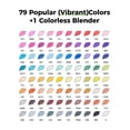 thumbnail image 4 of Set de Marcadores Ohuhu 80 Colores con Punta Doble a Base de Alcohol, 4 of 9