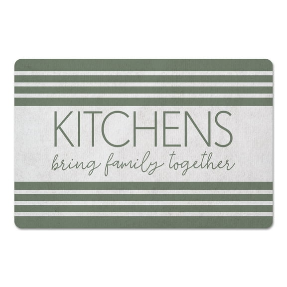 Creative Products Family Kitchen Green 27x18 Floor Mat