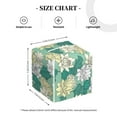 thumbnail image 4 of Yiaed Lotus Flower1 Print Tissue Box Cover, PU Leather Decorative Organizer for Tabletop, Bathroom, Car, Office Creative Decorative, 4 of 7