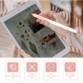 thumbnail image 3 of Étui en Silicone pour Crayon, Porte-Stylet en Silicone Translucide Compatible avec Apple Pencil 2, 3 of 9
