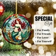 thumbnail image 6 of Mermaid Ornaments Ceramic For Christmas, Stained Glass Ornaments Ceramic Christmas 2025, 6 of 7