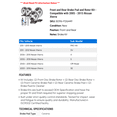 thumbnail image 2 of Front and Rear Brake Pad and Rotor Kit - Compatible with 2005 - 2015 Nissan Xterra 2006 2007 2008 2009 2010 2011 2012 2013 2014, 2 of 2
