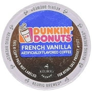 Angle View: Dunkin' Donuts French Vanilla Medium Roast, Keurig Coffee Pods, 48 Ct