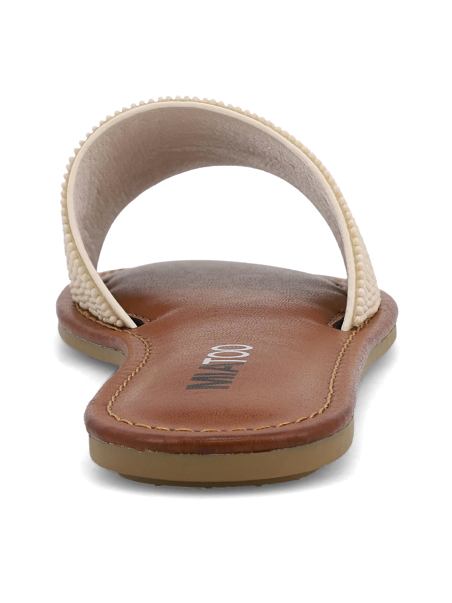 MIA TOO Women's Kara Beaded Eye Slide Sandal