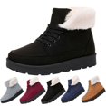 thumbnail image 2 of Noothes Womens Snow Boots for Her, Fleece Lined High Top Ankle Booties Platform Non Slip Winter Boots for Ladies Warm Outdoor Comfort Cold Weather, 2 of 8