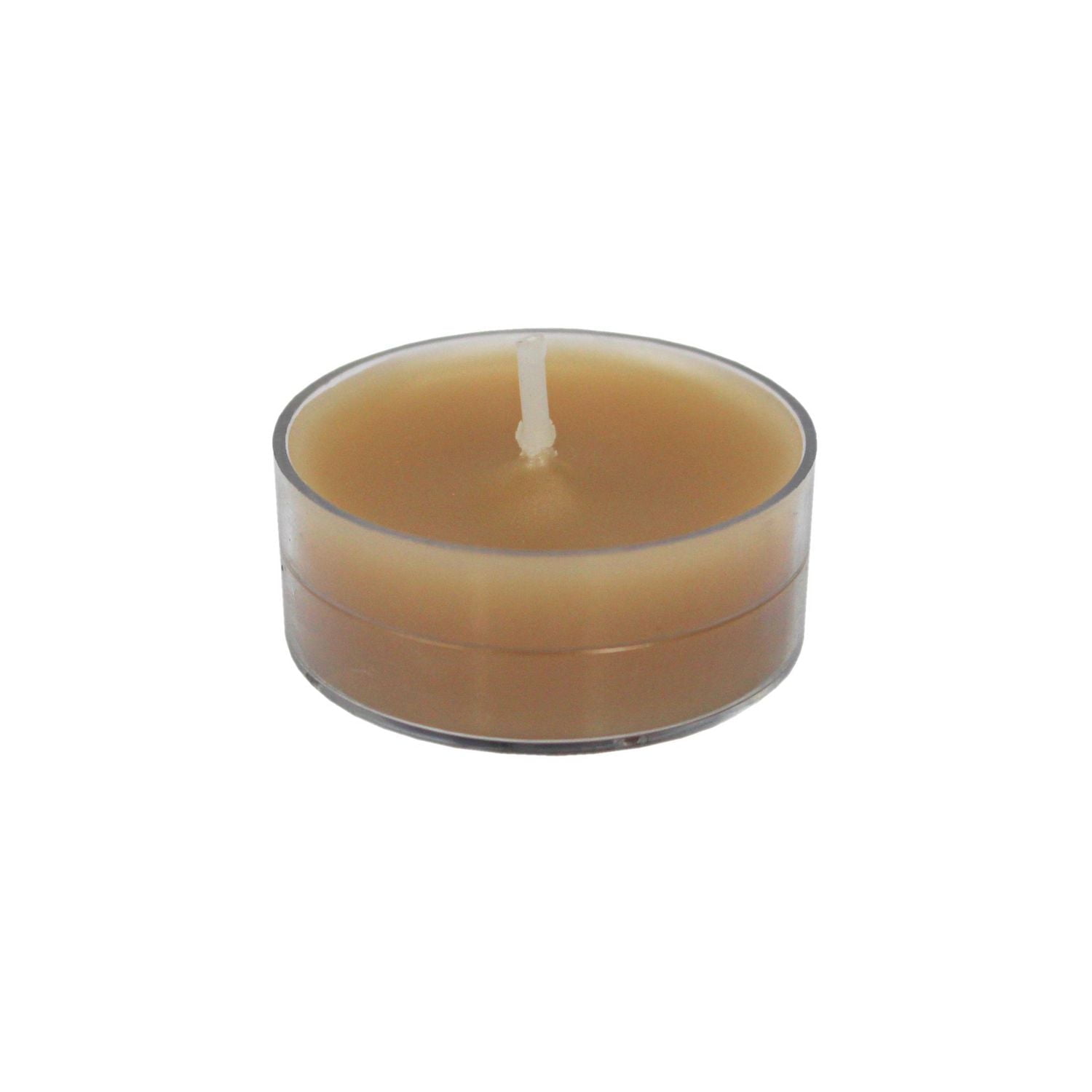 24-Pack Caramel Pecan Scented Clear Cup Tealight Candle