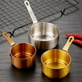 thumbnail image 3 of Gerich Mini Sauce Pan, Stainless Steel Sauce Milk Cup Pan Non-stick Small Pan Bronze, 3 of 5