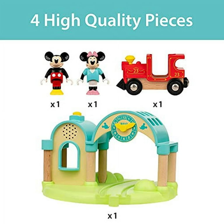 Brio, Disney Mickey Mouse Record and Play Train Station Set, Kids Brio, Disney Mickey Mouse Record and Play Train Station Set, Kids