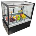 thumbnail image 3 of Countertop Refrigerated Cake Showcase Air-cooled Bakery Cabinet with Defogging Function 220V, 3 of 11