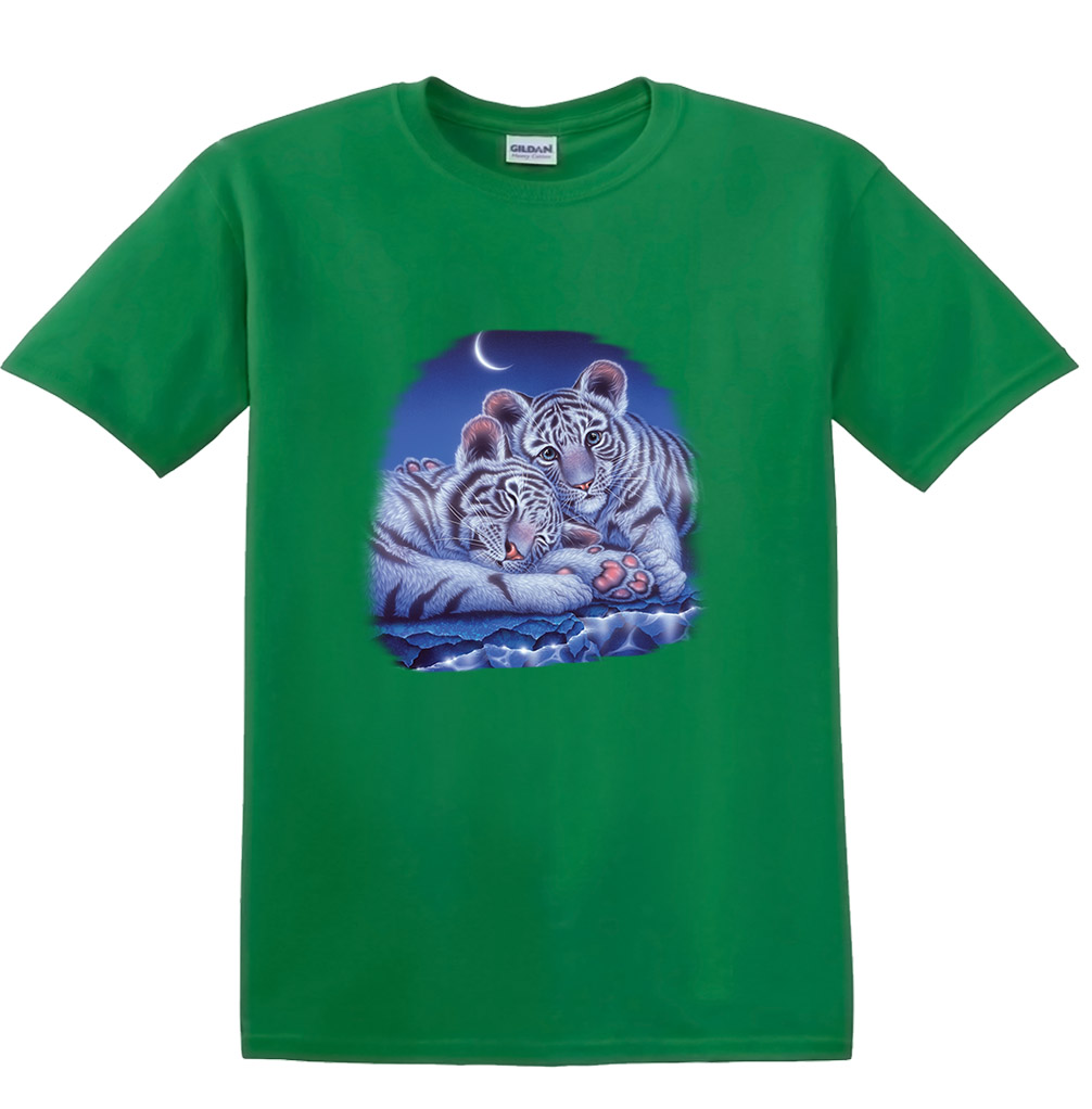 Tiger TShirt babies 2 tigers