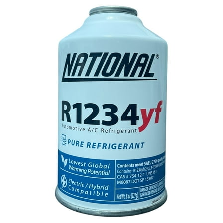 National R1234yf Pure Refrigerant – 8 oz Can | Easy-to-Use Self-Sealing Can | AHRI Certified – California Approved