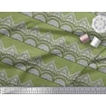 thumbnail image 2 of Soimoi Silk Fabric Leaves & Floral Block Print Fabric by The Yard 42 Inch Wide, 2 of 3