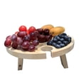 thumbnail image 1 of Greeniant de picnic portátil plegable de con soporte de vidrio Fácil de almacenar para Garden Beach Travel Kits de desorden para acampar Greeniant OD013910-00, 1 of 6