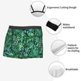 thumbnail image 3 of Fotbe Monstera Leaves Calzoncillos Tipo Boxer con Bolsa de Soporte Total para Hombre, X-Temp Fresco, Transpirable y de Secado Rápido-XX-Large, 3 of 5
