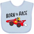 thumbnail image 3 of Inktastic Born to Race Red Race Car Boys or Girls Baby Bib, 3 of 4