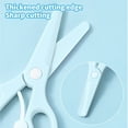 thumbnail image 5 of ZSBCMY Plastic Scissors, Safe Cutting Tool, Kindergarten Scissors, Round Head Design, DIY Crafting Supplies, 5 of 8