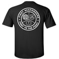 thumbnail image 3 of Fair Game First to The Fight First Responders T-Shirt Fire EMS-Black-S, 3 of 5
