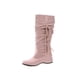 thumbnail image 1 of Ferndule Boos para mujer Botas altas de gamuza sintética Botas altas hasta la rodilla Botas anchas de pantorrilla, 1 of 8