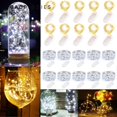 thumbnail image 7 of BadPiggies 6.6Ft 5Pack Fairy Lights, 20 LEDs Waterproof Outdoor Copper Wire String Lights, Battery Operated Mason Jar Lights, Firefly Starry Lights for DIY, Christmas,Wedding, Party(White), 7 of 7