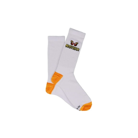 Godzilla Mothra Embroidered Crew Sock