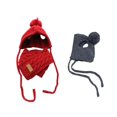 thumbnail image 4 of Leadingstar Pet Scarf + Hat with Plush Ball Set for Dog Puppy Teddy Winter Warm Kit, 4 of 7